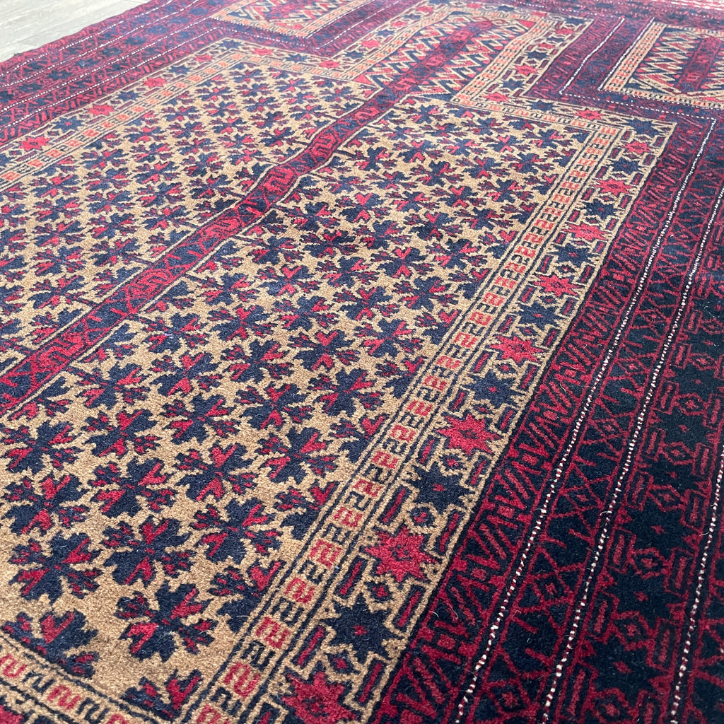 Afghan Fine Baluch Prayer Rug
