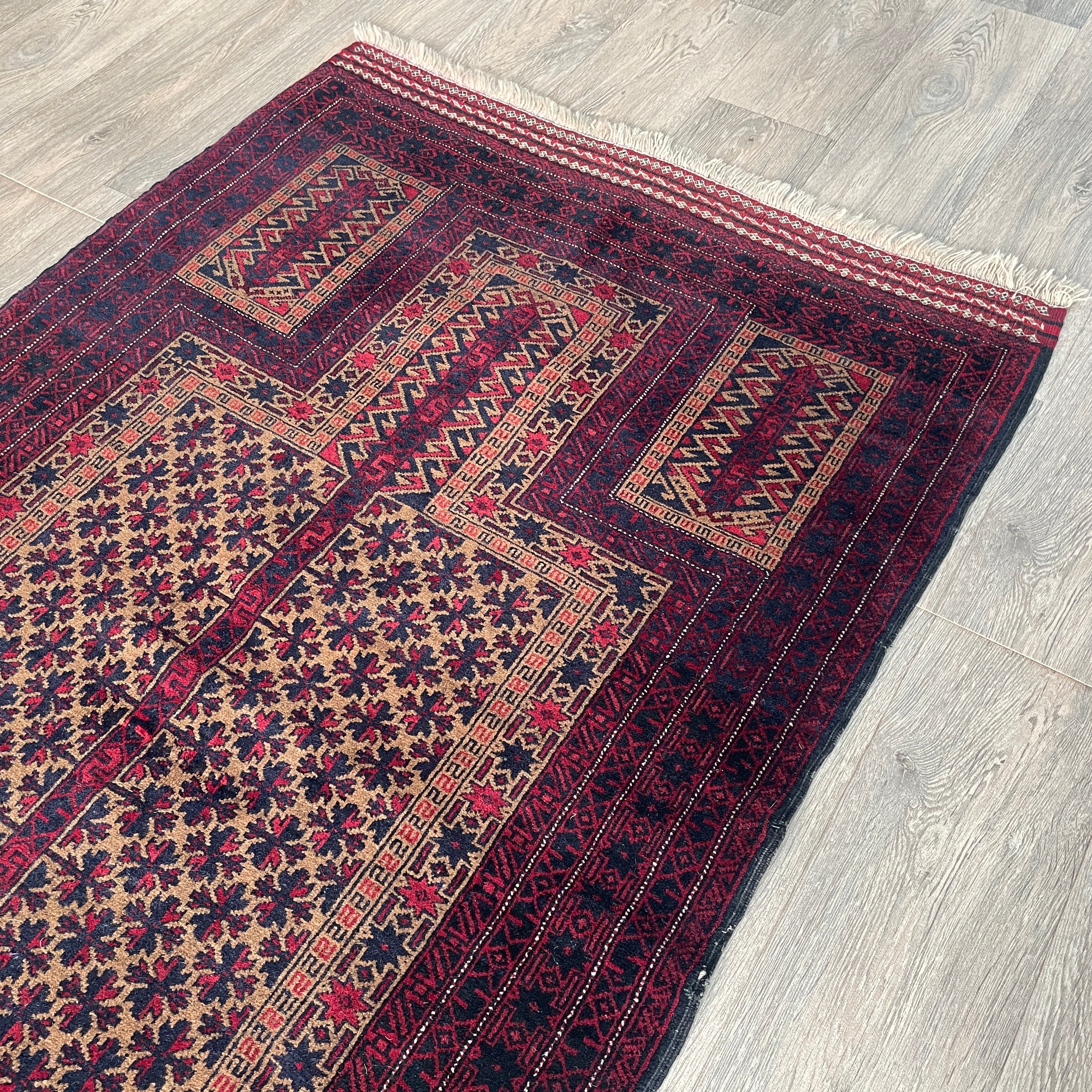 Afghan Fine Baluch Prayer Rug