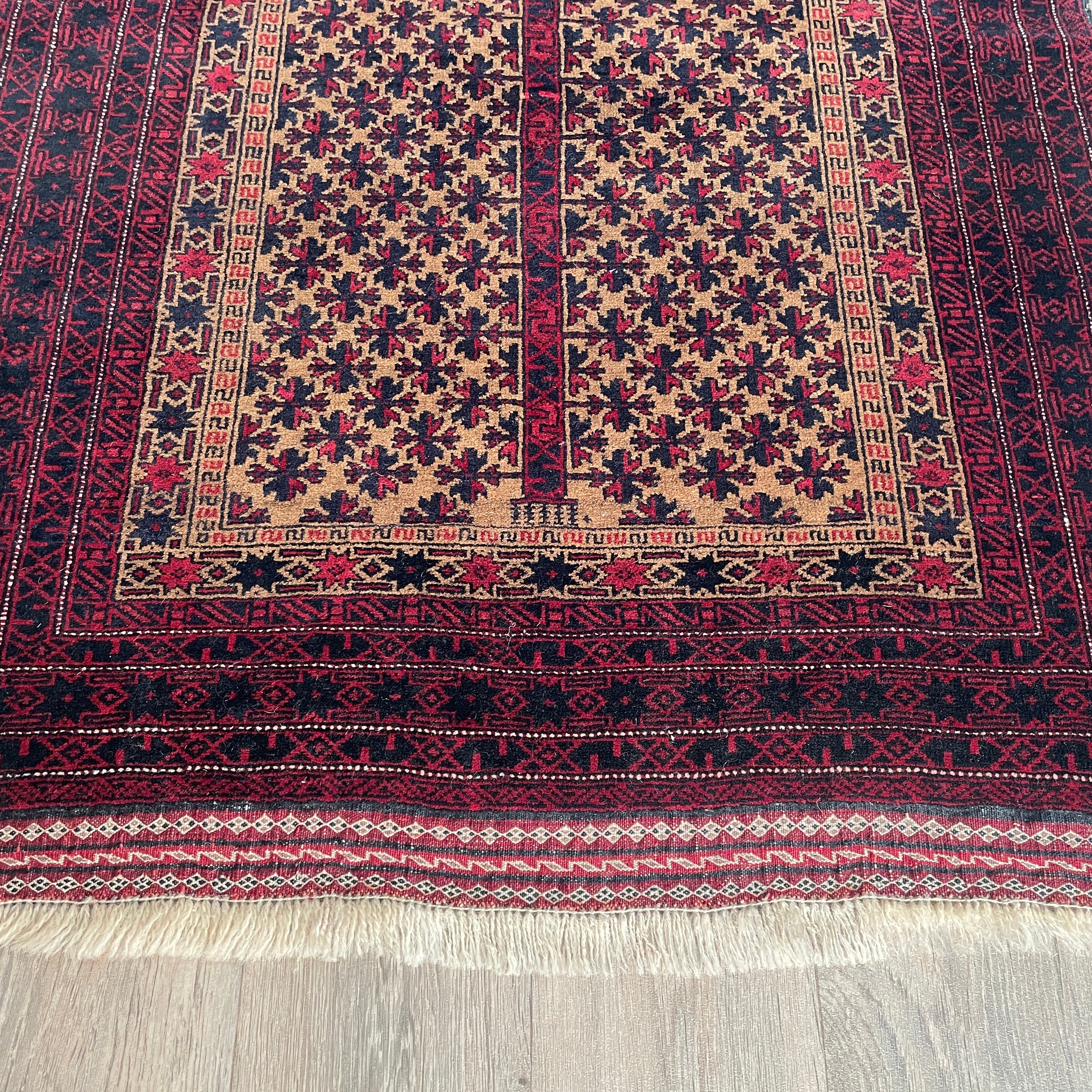 Afghan Fine Baluch Prayer Rug