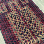 Afghan Fine Baluch Prayer Rug