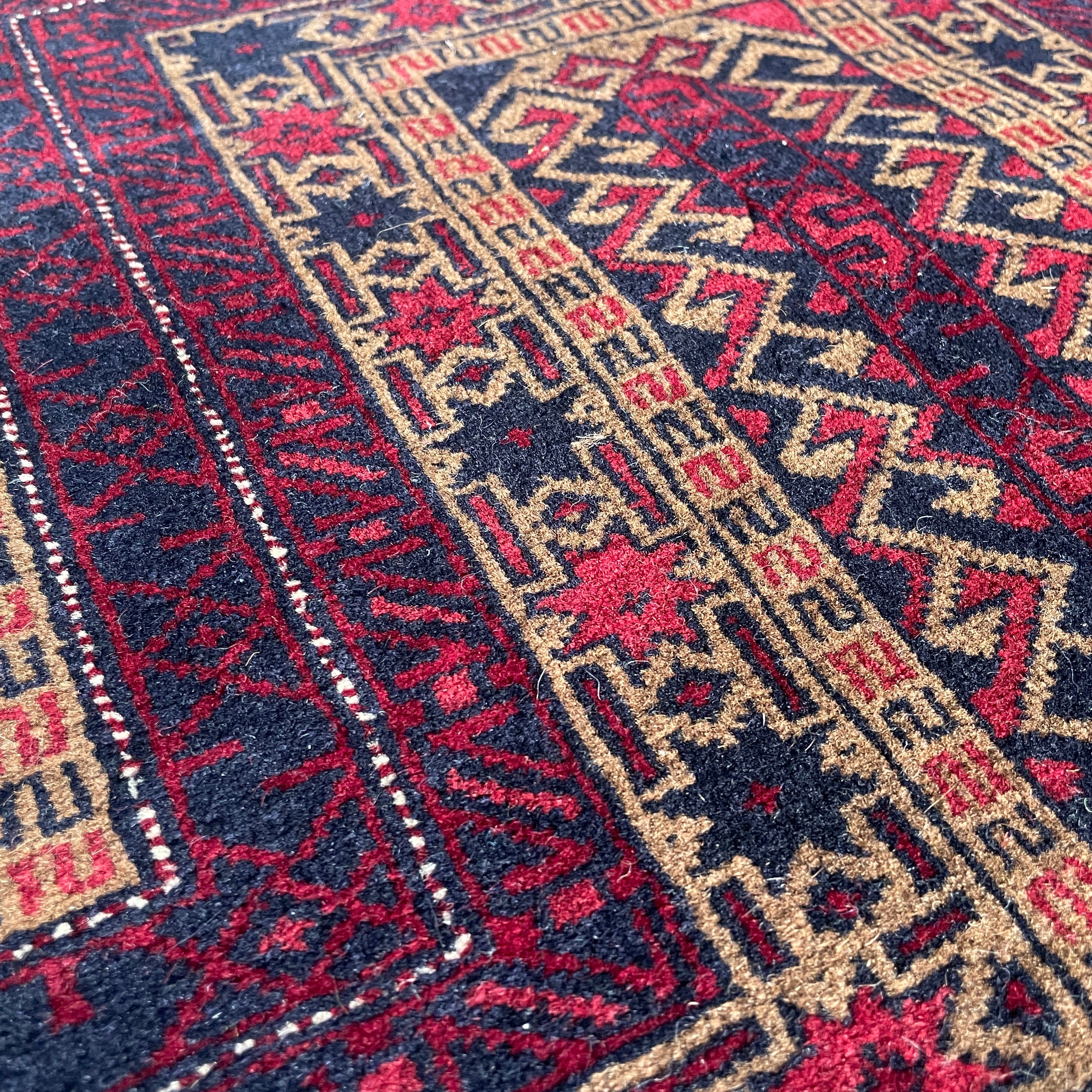 Afghan Fine Baluch Prayer Rug