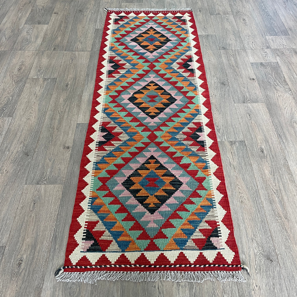 196 x 65 cm | Afghan Kilim Runner