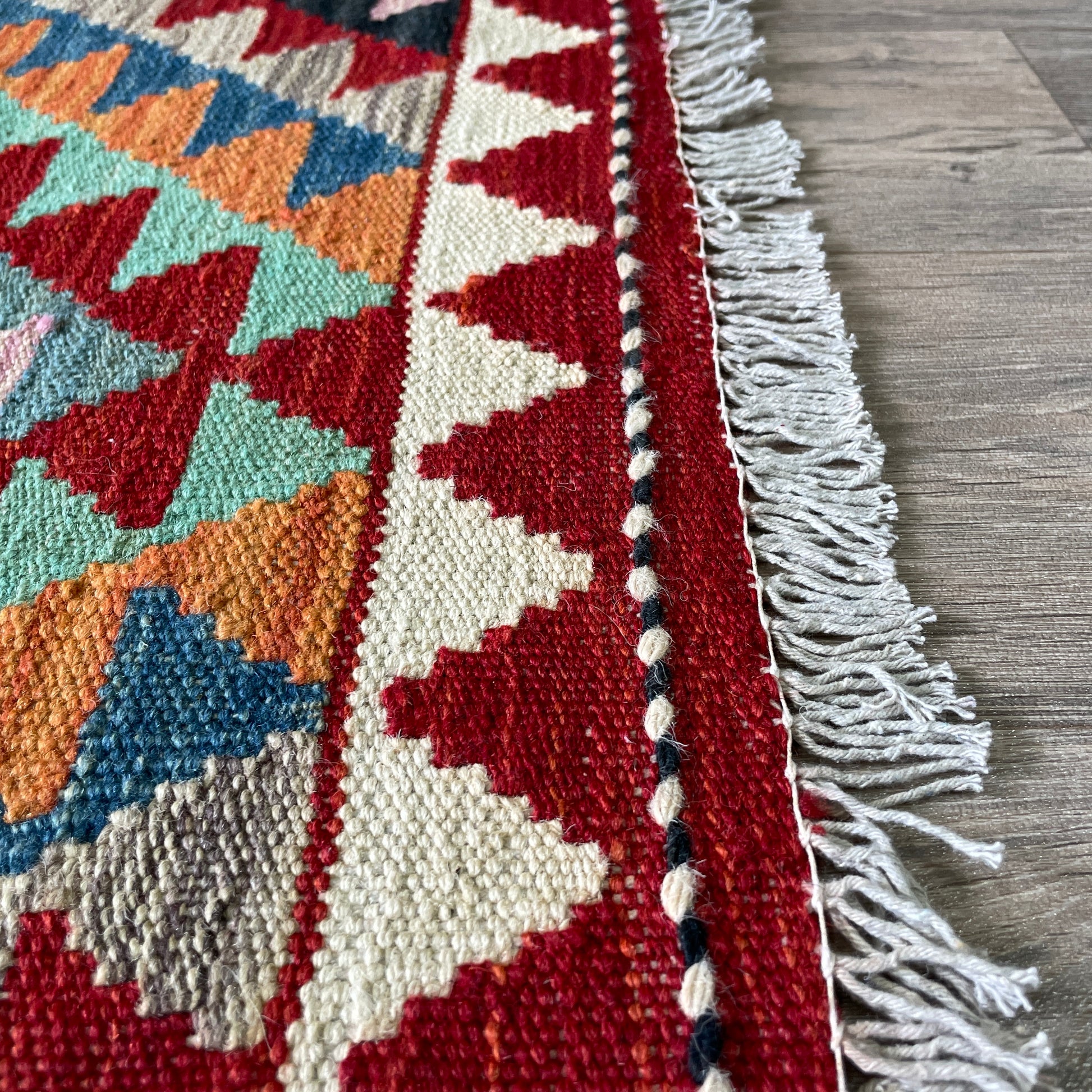 196 x 65 cm | Afghan Kilim Runner