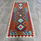 193 x 72 cm | Afghan Kilim Runner