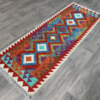 193 x 72 cm | Afghan Kilim Runner