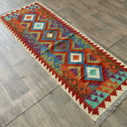 193 x 72 cm | Afghan Kilim Runner