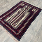 Old Afghan Baluch Rug c. 1980