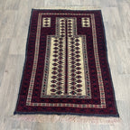 Old Afghan Baluch Rug c. 1980