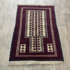 Old Afghan Baluch Rug c. 1980
