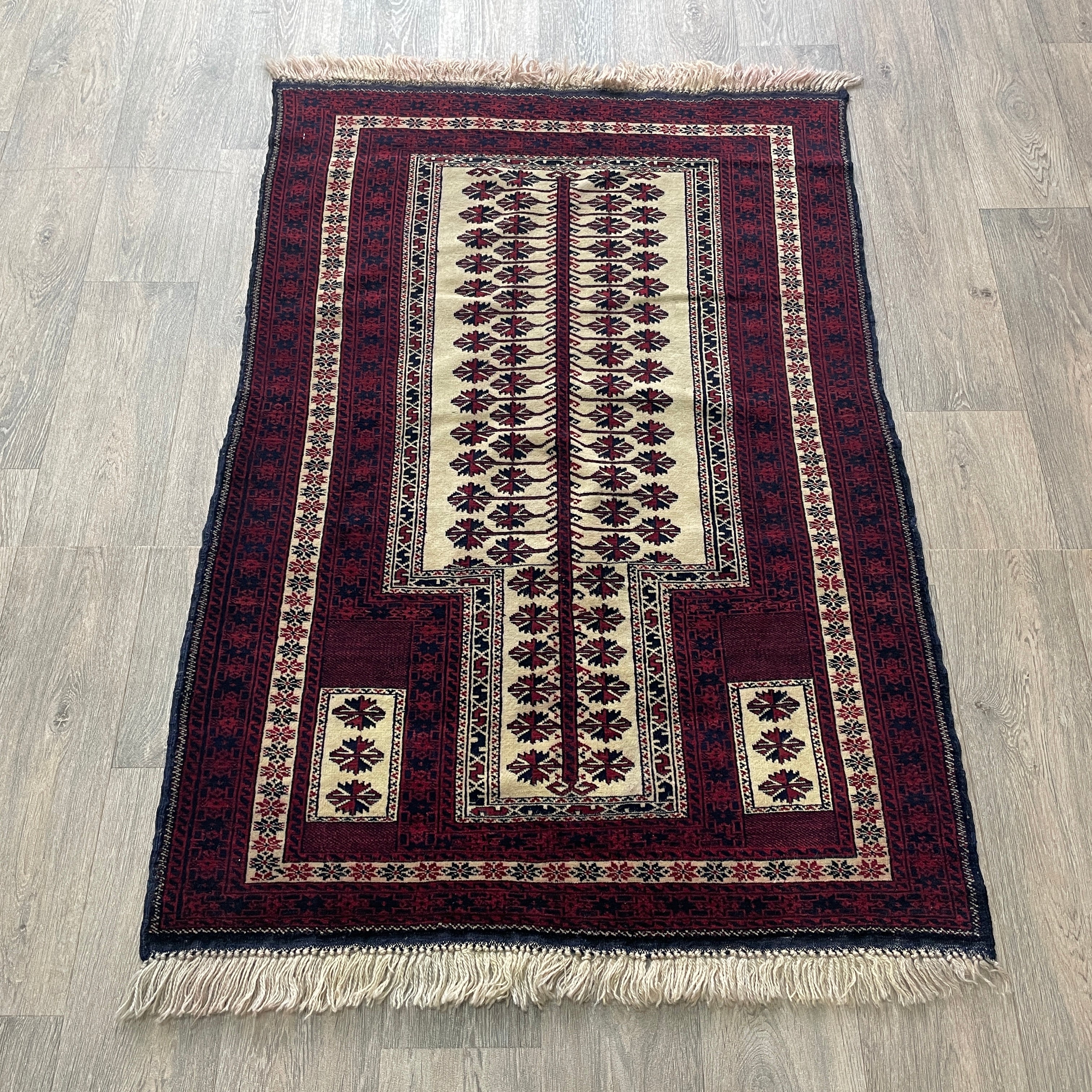 Old Afghan Baluch Rug c. 1980