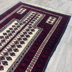 Old Afghan Baluch Rug c. 1980