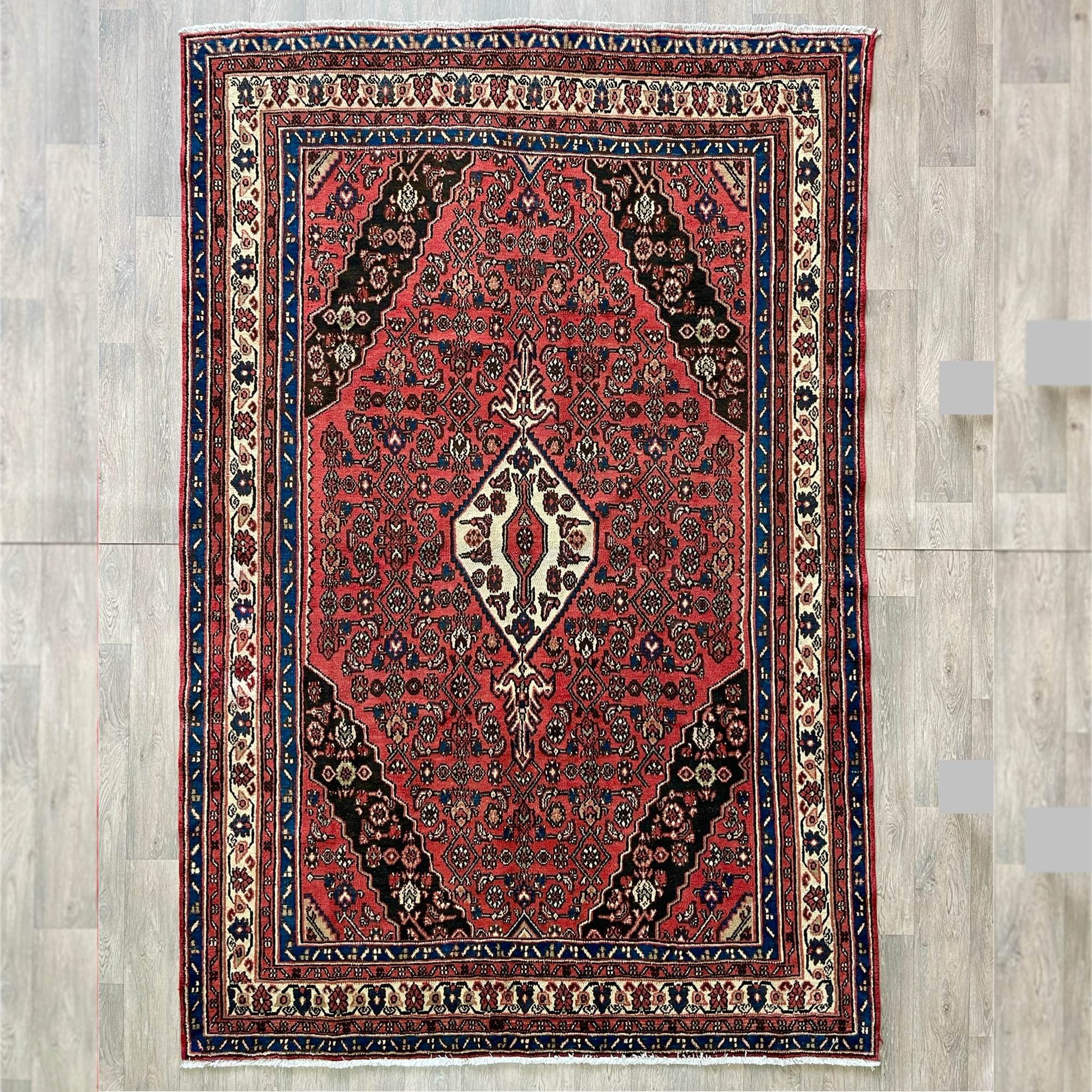 309 x 204 cm | Persian Hamadan Rug (Old 1970) - Khorasan Rugs