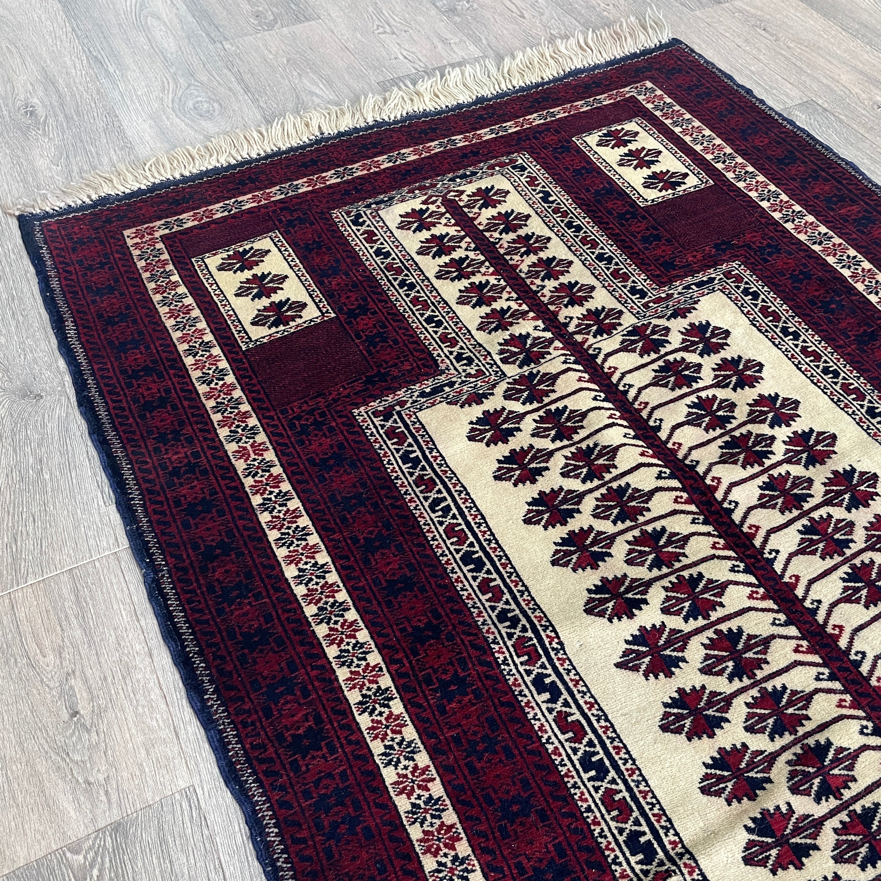 Old Afghan Baluch Rug c. 1980