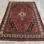 309 x 204 cm | Persian Hamadan Rug (Old 1970) - Khorasan Rugs