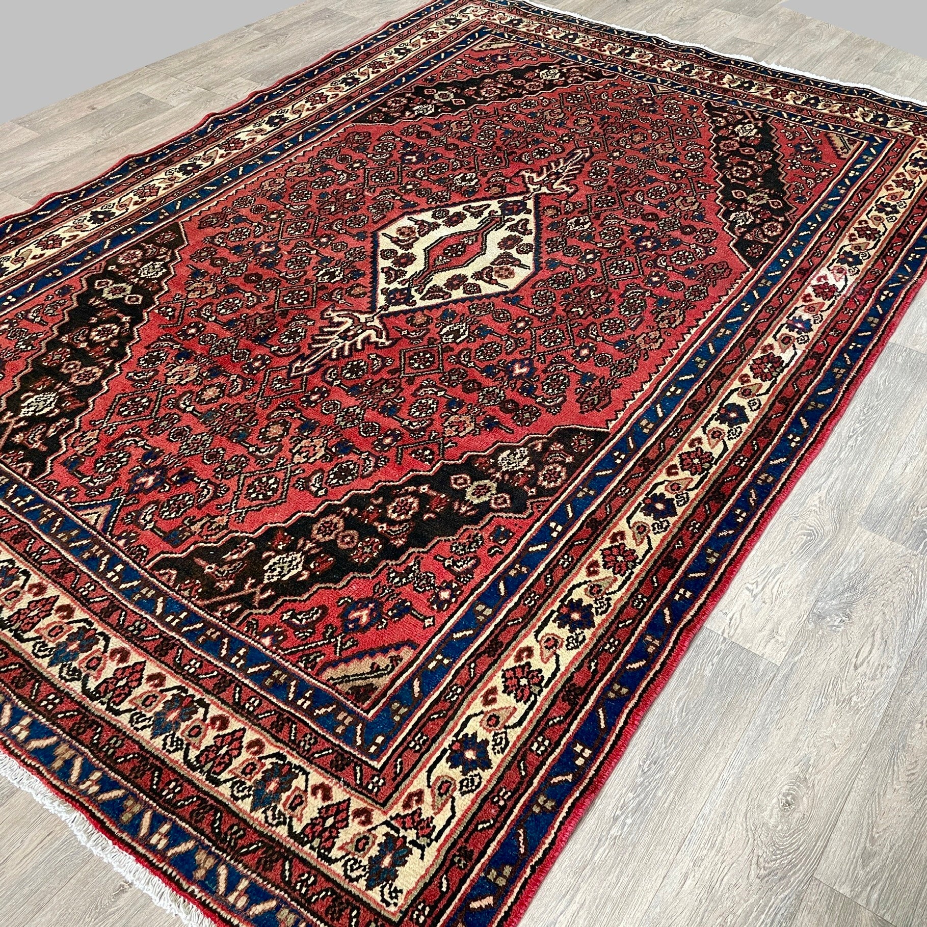 309 x 204 cm | Persian Hamadan Rug (Old 1970)