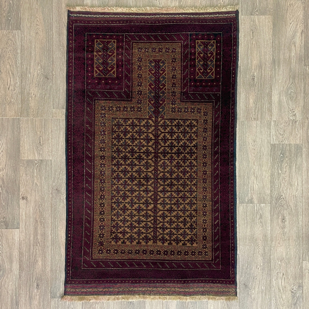 Old Afghan Baluch Rug c. 1980