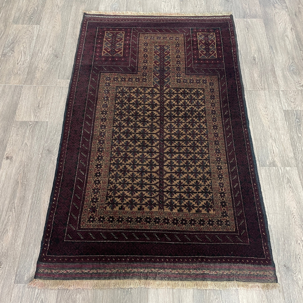 Old Afghan Baluch Rug c. 1980
