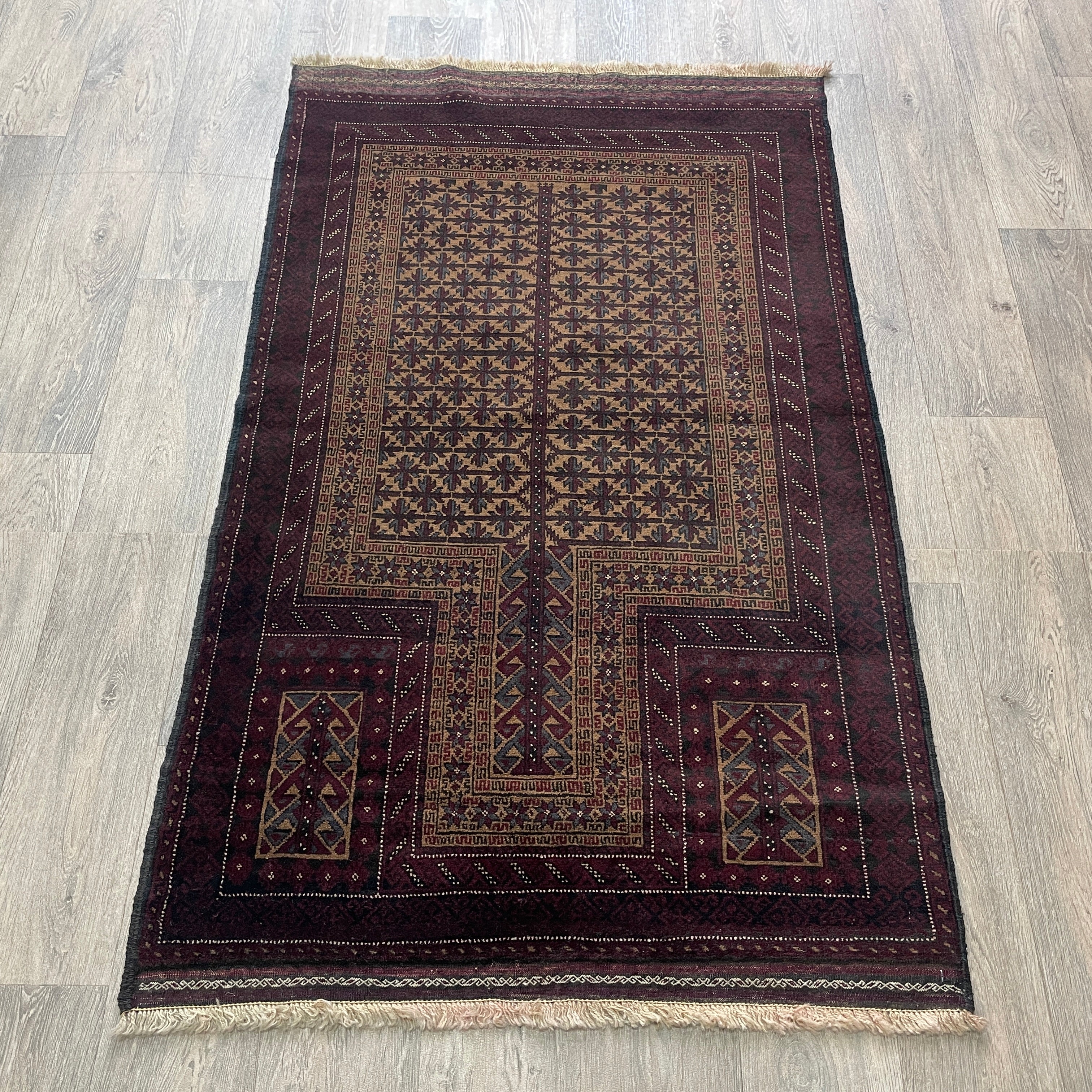 Old Afghan Baluch Rug c. 1980