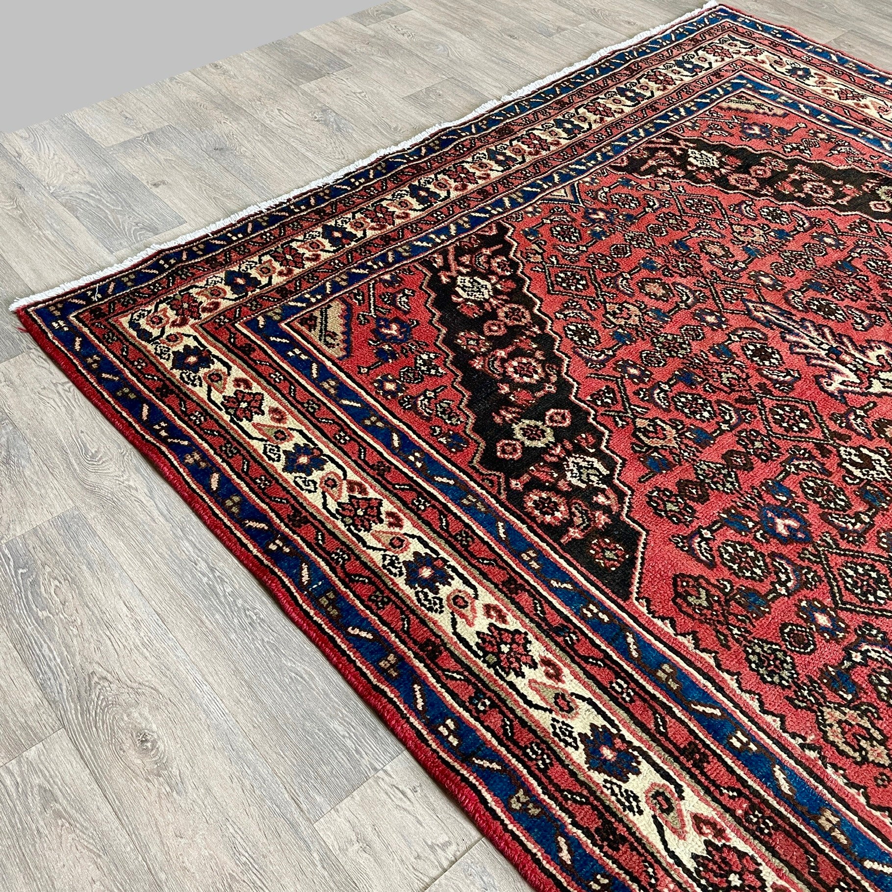 309 x 204 cm | Persian Hamadan Rug (Old 1970)