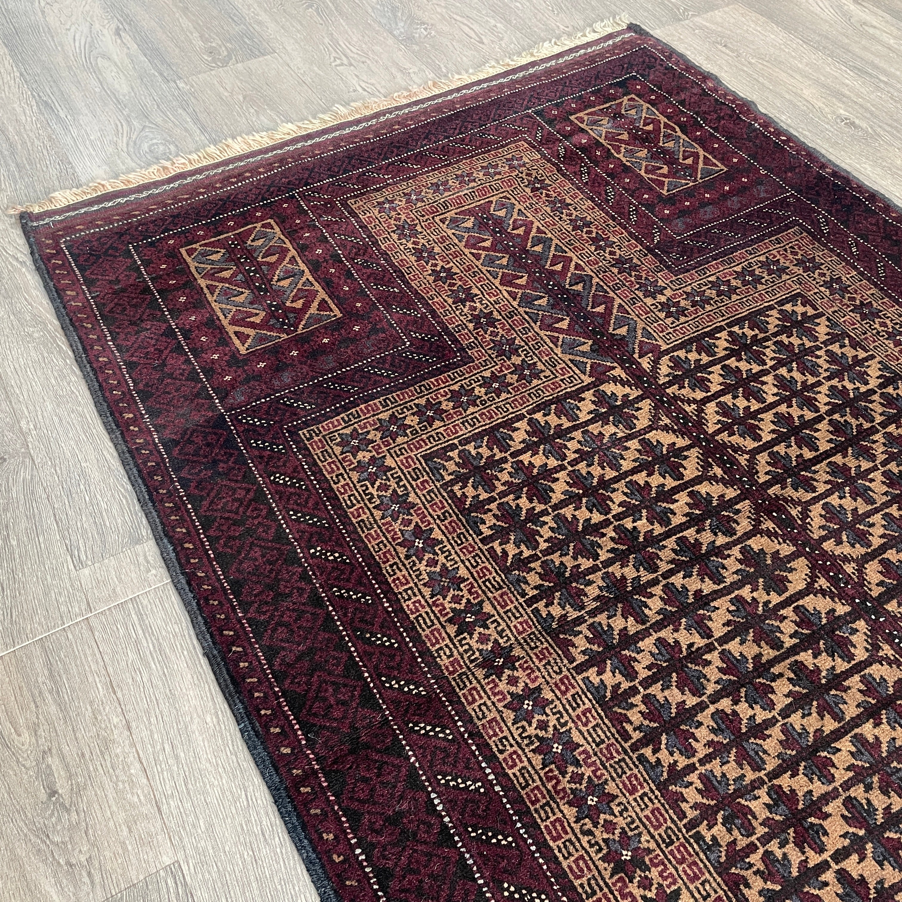 Old Afghan Baluch Rug c. 1980