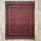 194 x 150 cm | Afghan Mushwani Rug - Khorasan Rugs