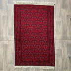 208 x 125 cm | Afghan Gul-Bagh Rug (Old 1990)