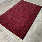 208 x 125 cm | Afghan Gul-Bagh Rug (Old 1990)