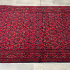 208 x 125 cm | Afghan Gul-Bagh Rug (Old 1990)