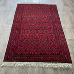 208 x 125 cm | Afghan Gul-Bagh Rug (Old 1990)