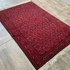 208 x 125 cm | Afghan Gul-Bagh Rug (Old 1990)