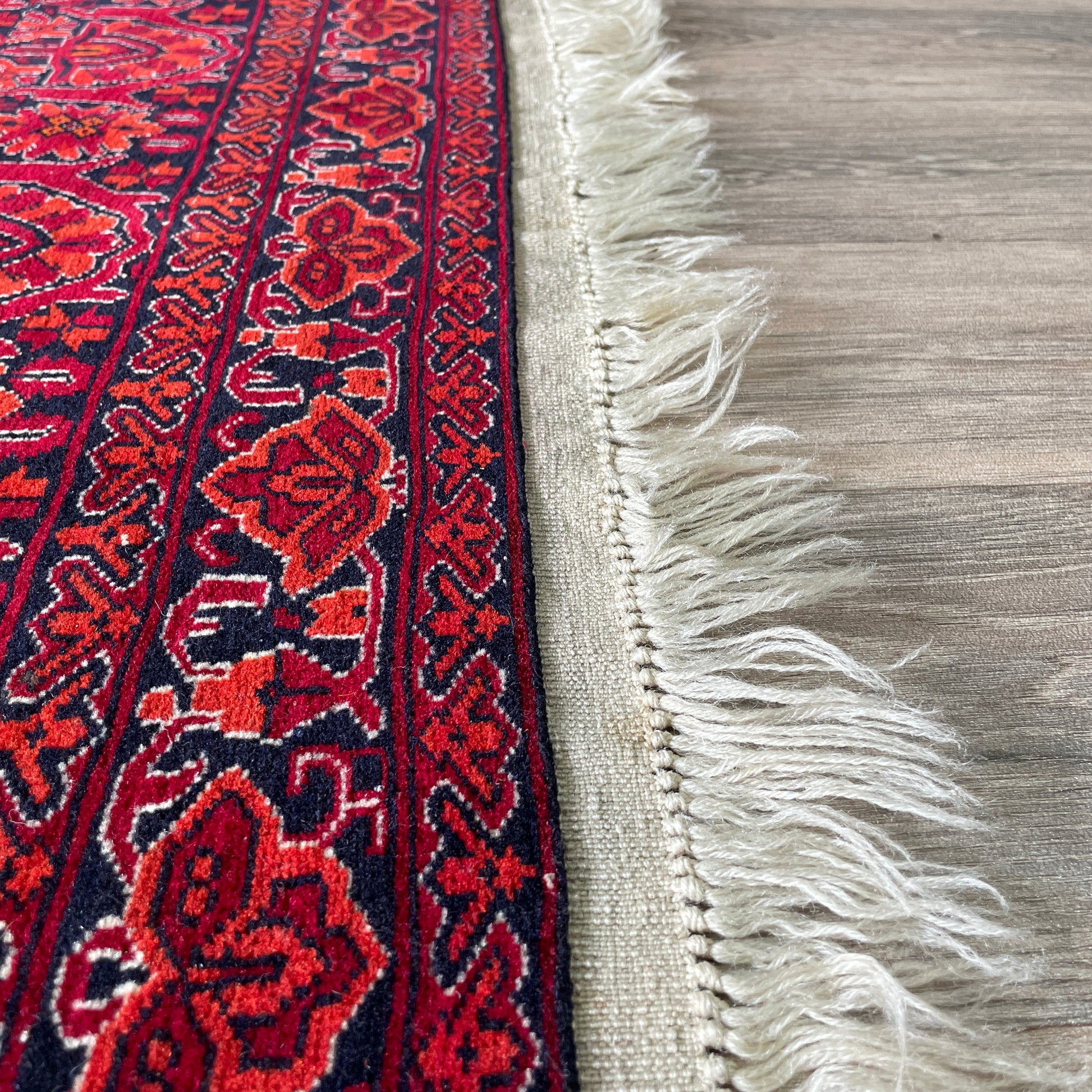 208 x 125 cm | Afghan Gul-Bagh Rug (Old 1990)