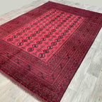 Old Afghan Aqcha Rug c. 1970