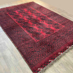 Old Afghan Aqcha Rug c. 1970