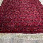 208 x 125 cm | Afghan Gul-Bagh Rug (Old 1990)