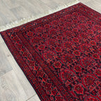 208 x 125 cm | Afghan Gul-Bagh Rug (Old 1990)