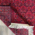 208 x 125 cm | Afghan Gul-Bagh Rug (Old 1990)