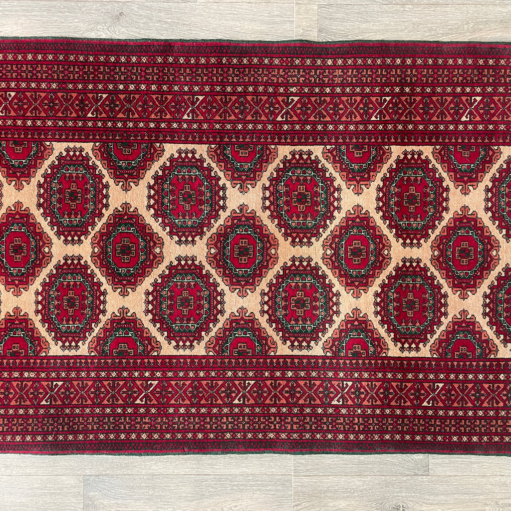 Old Turkmen Tekke Runner c. 1980