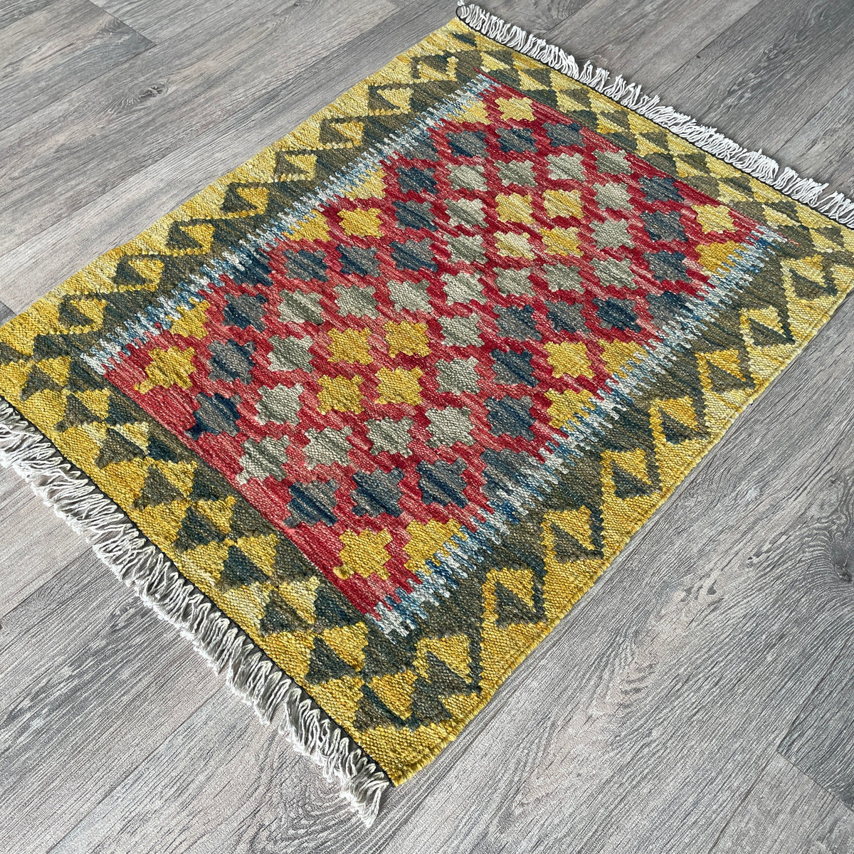 Afghan Kilim Door Mat