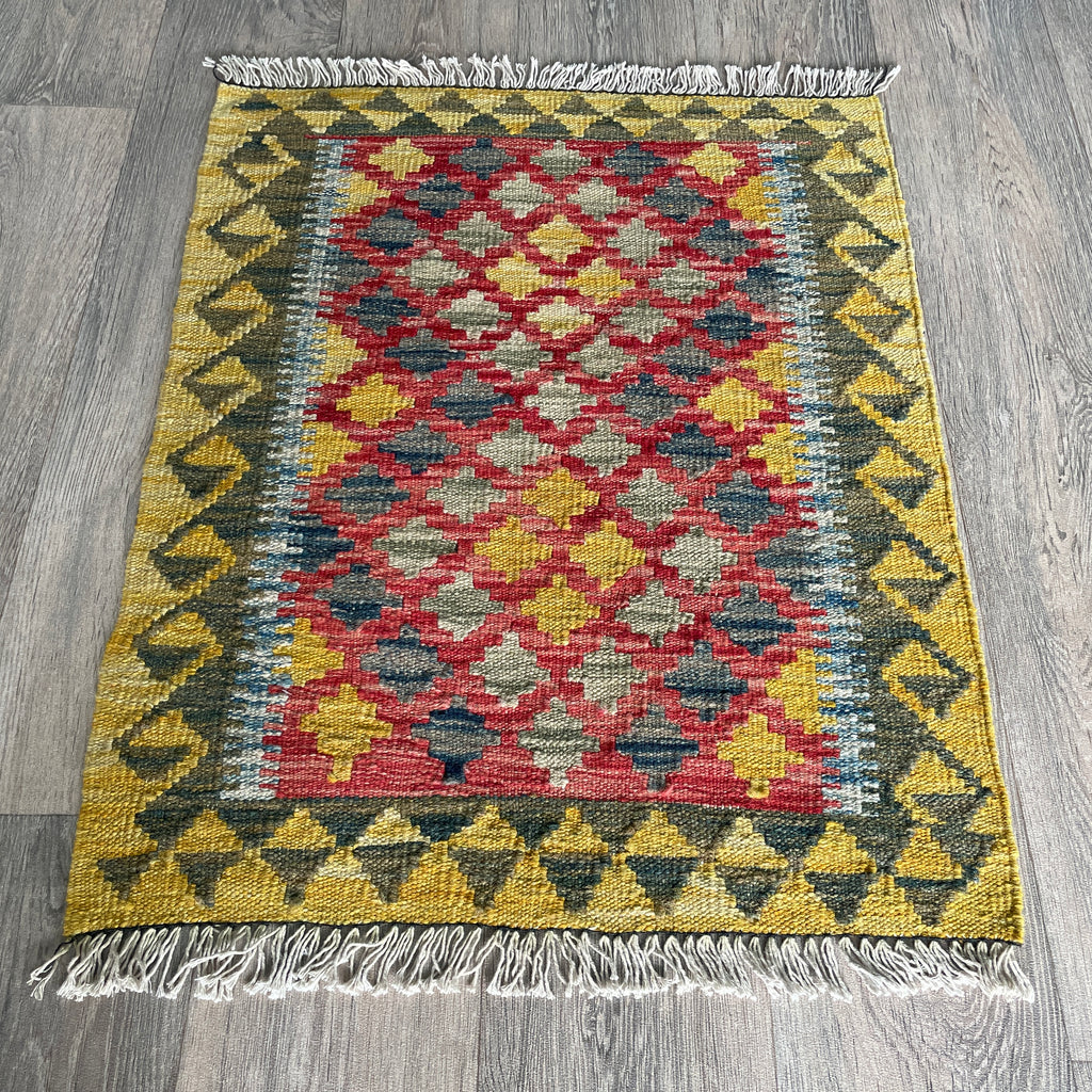 Afghan Kilim Door Mat