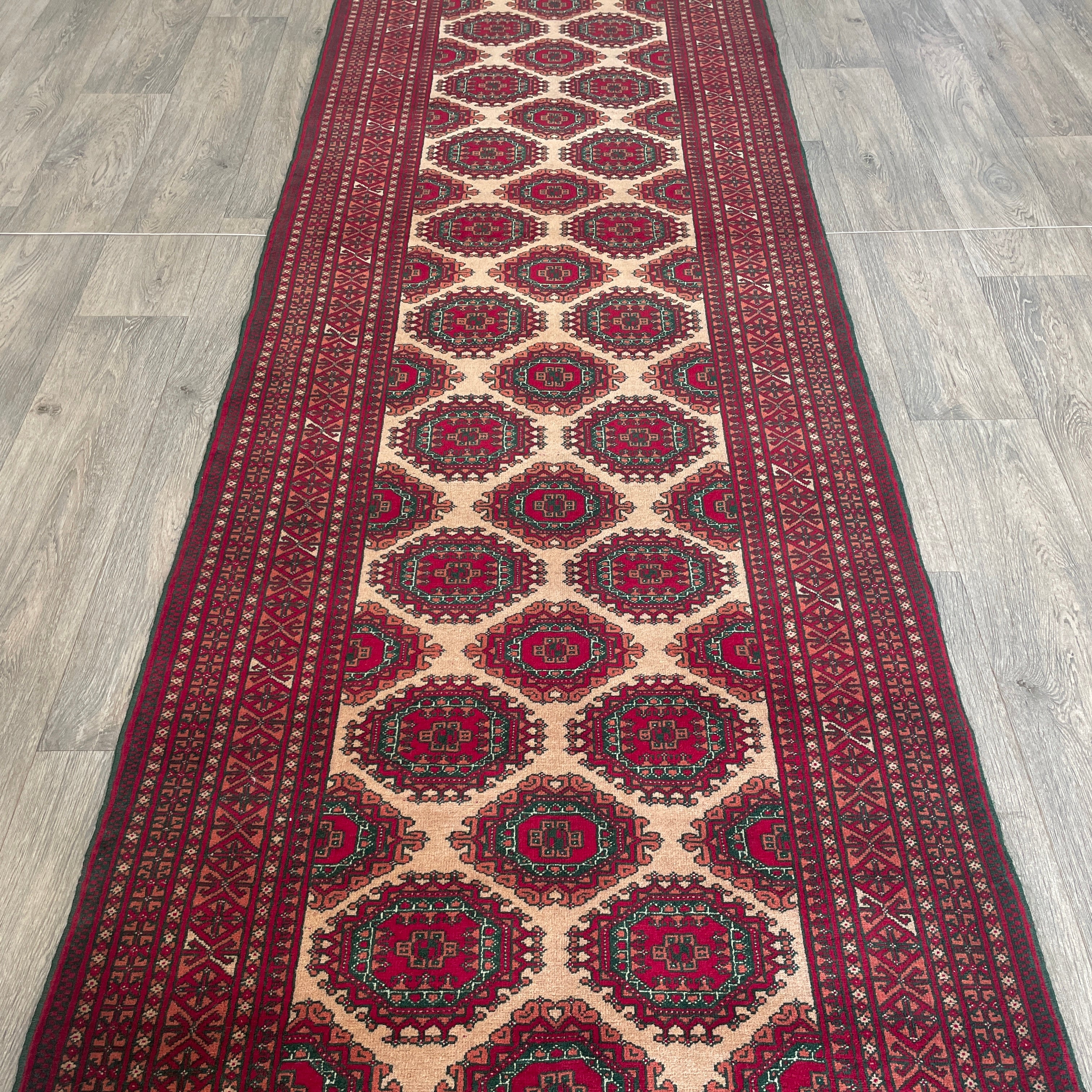 Old Turkmen Tekke Runner c. 1980