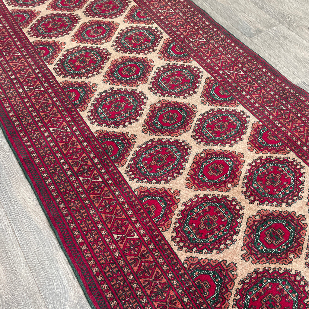 Old Turkmen Tekke Runner c. 1980