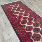 Old Turkmen Tekke Runner c. 1980