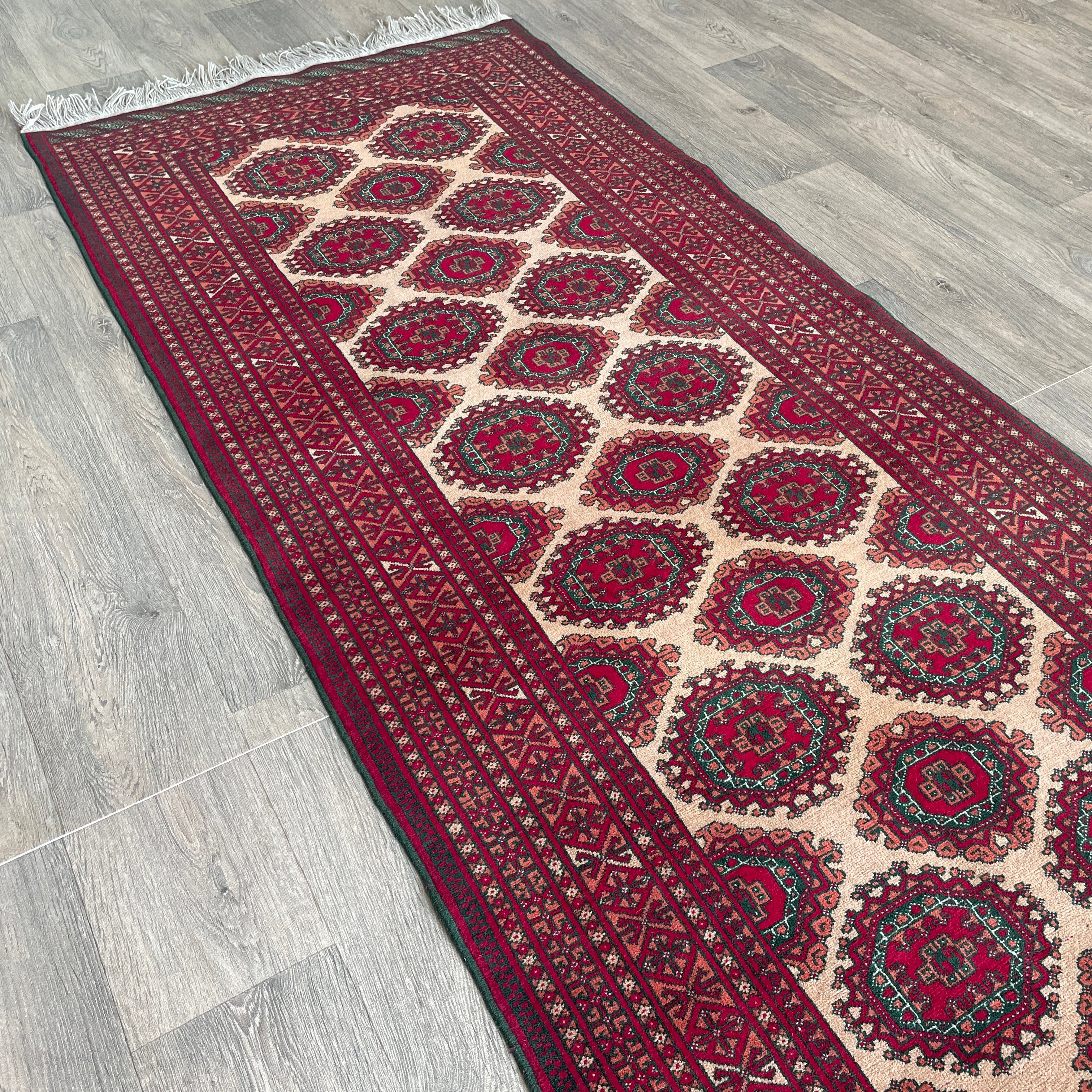Old Turkmen Tekke Runner c. 1980