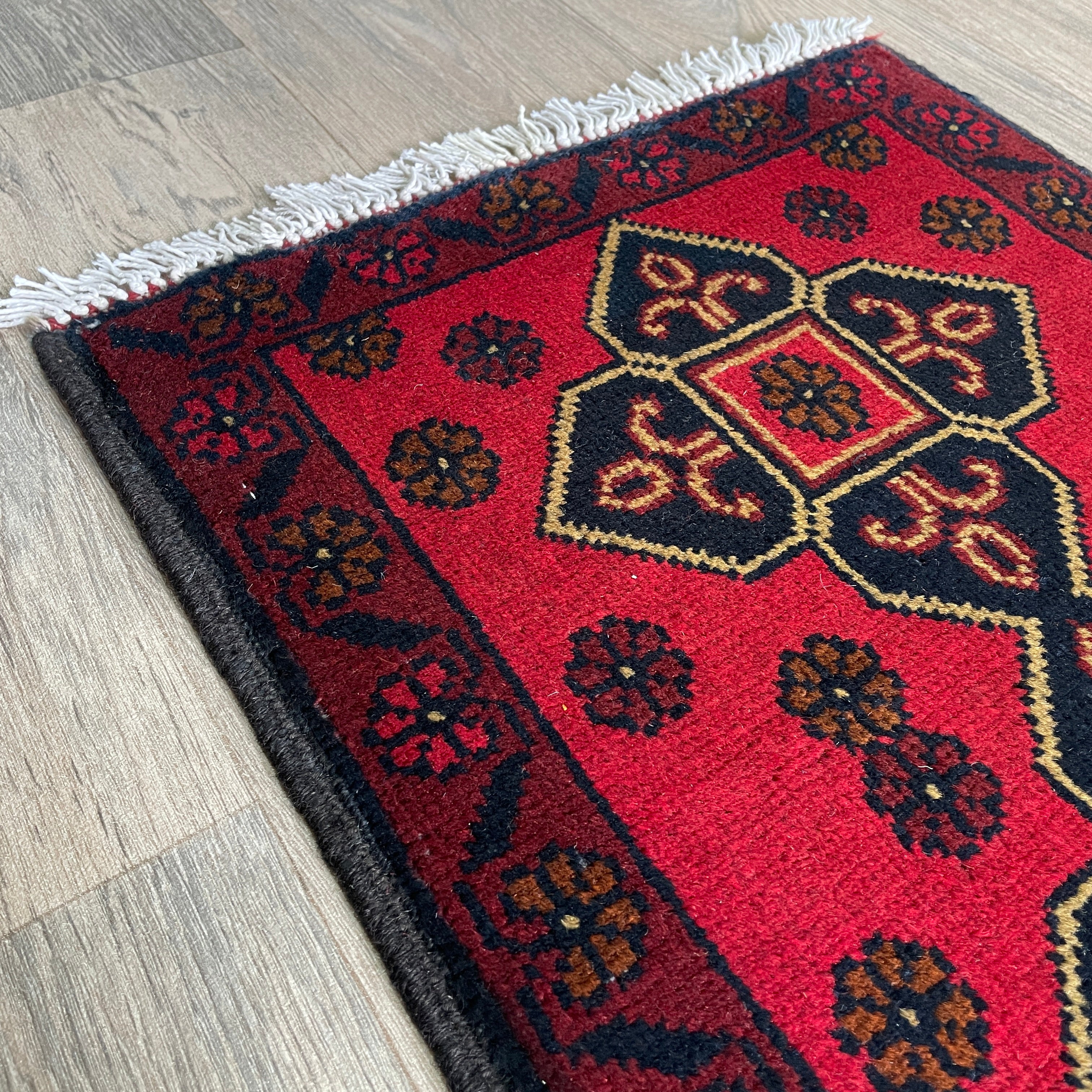 67 x 43 cm | Afghan Khal Muhammadi Door Mat - Khorasan Rugs