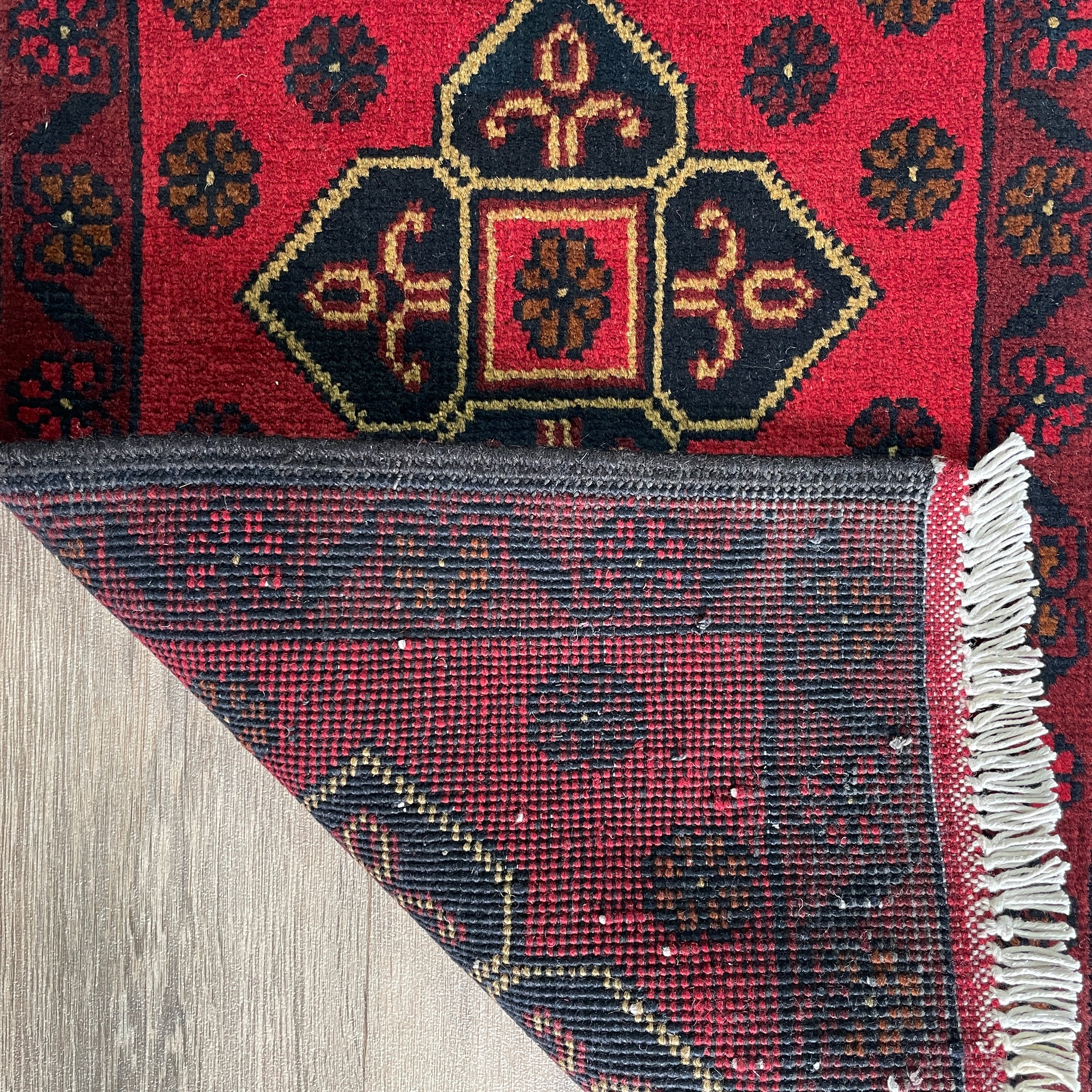 67 x 43 cm | Afghan Khal Muhammadi Door Mat - Khorasan Rugs