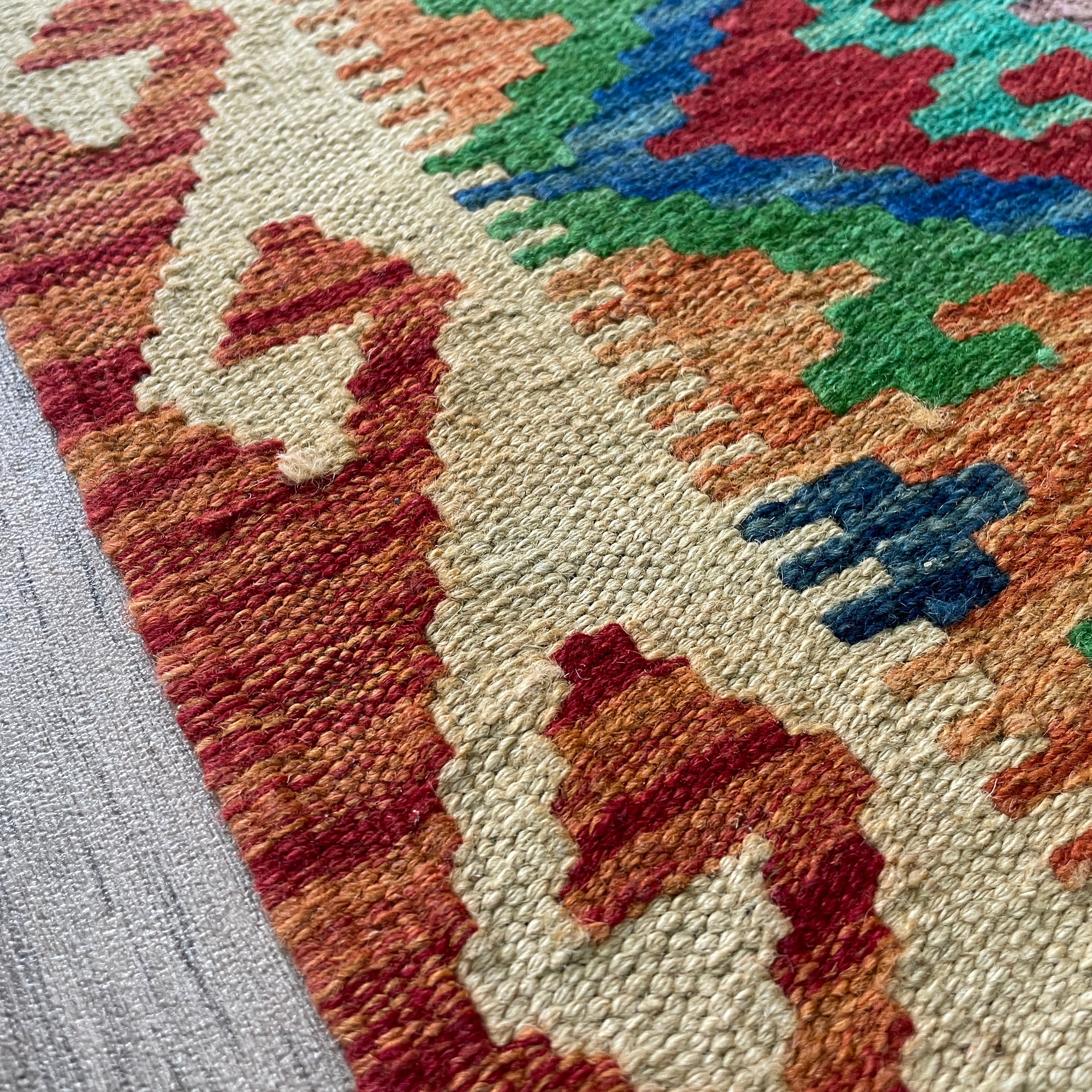 Afghan Kilim Door Mat