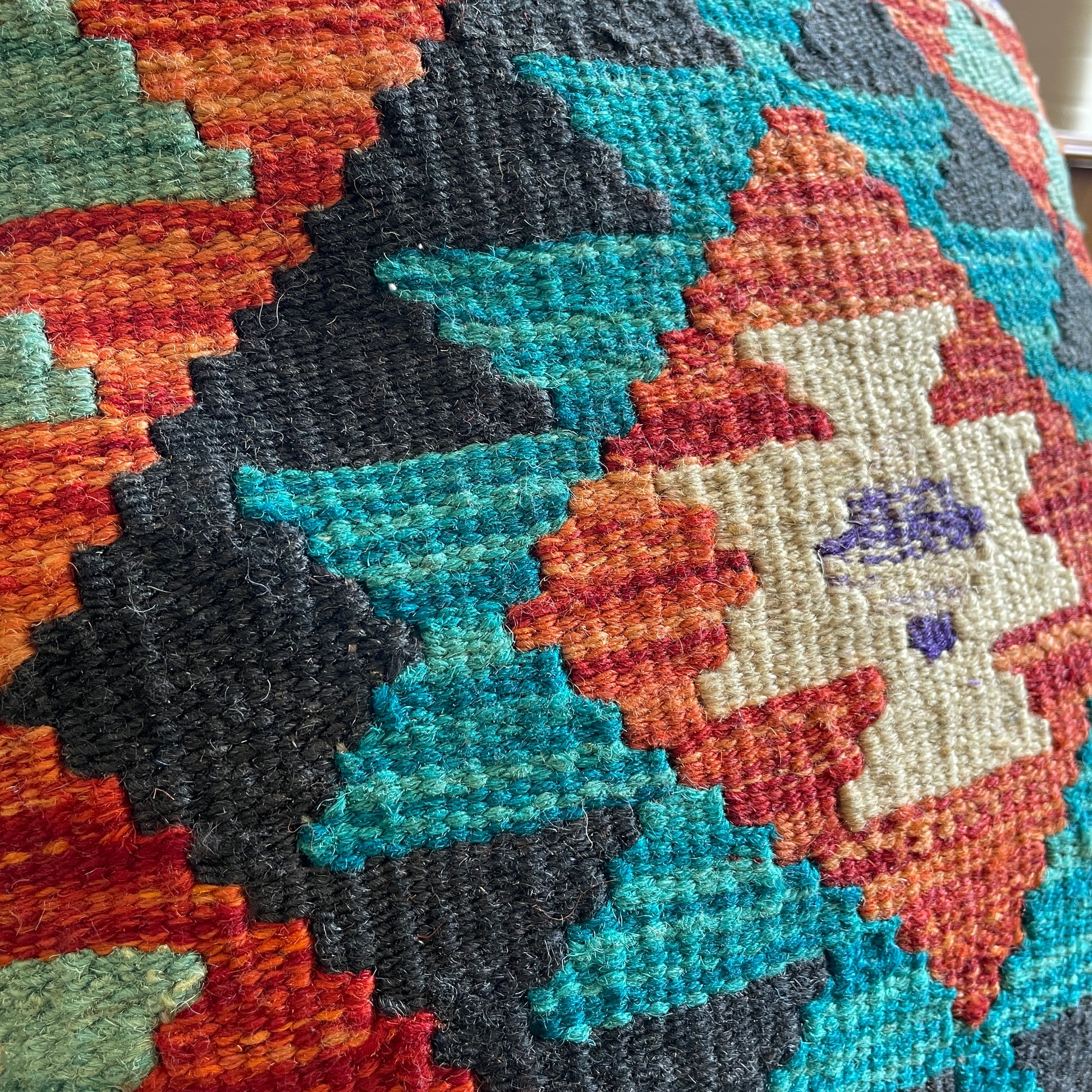 45 x 45 cm | Afghan Kilim Cushion Cover