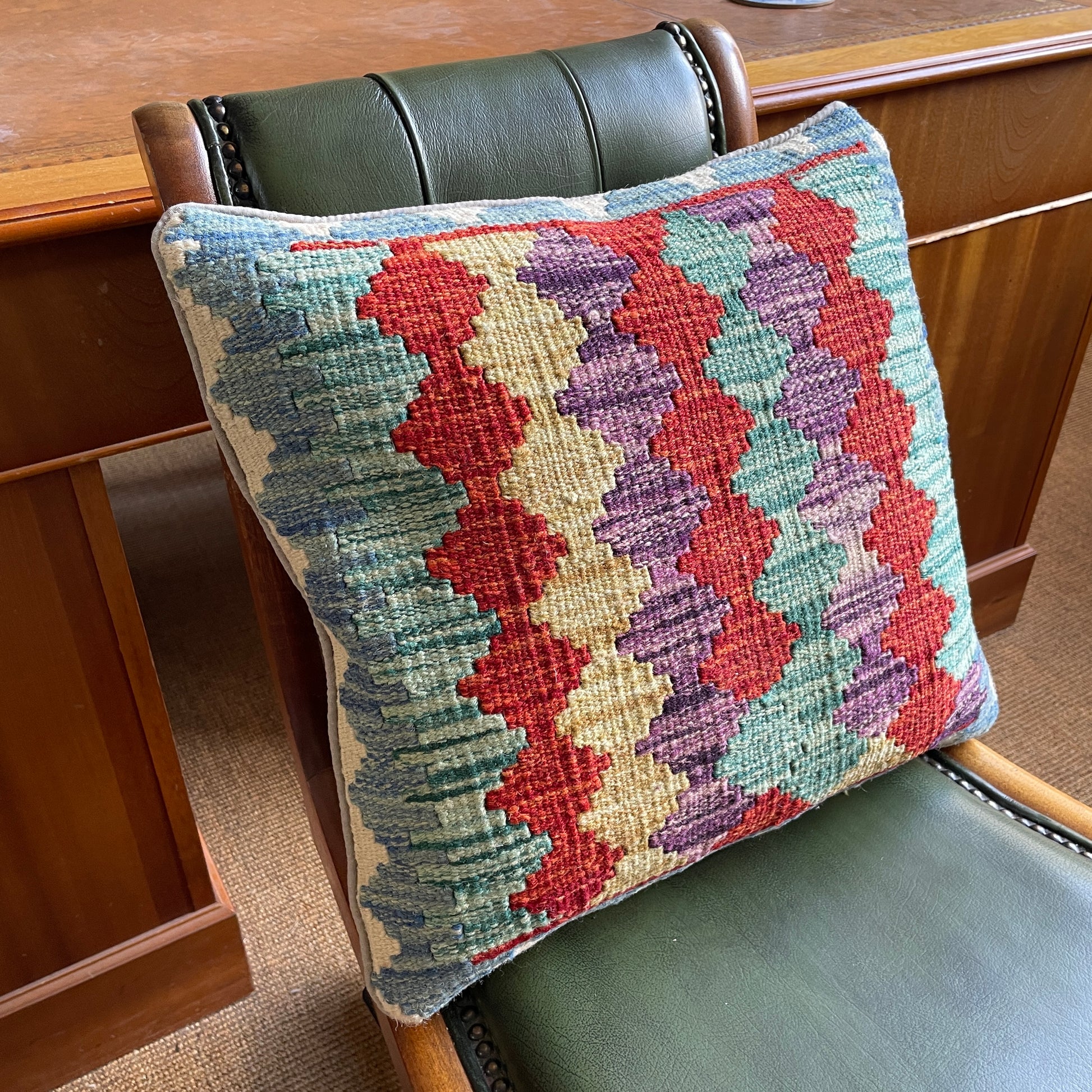 45 x 45 cm | Afghan Kilim Cushion Cover