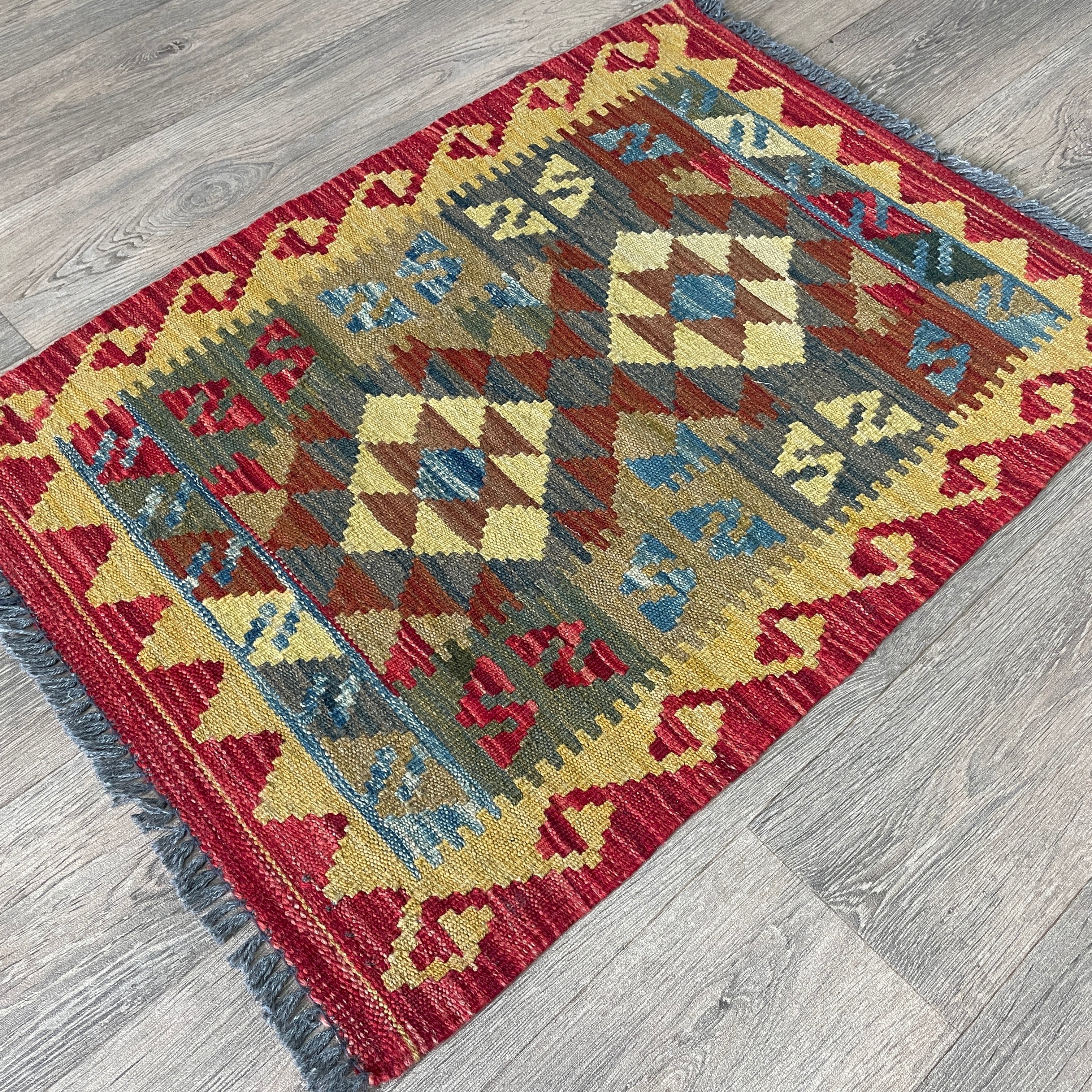 Afghan Kilim Door Mat