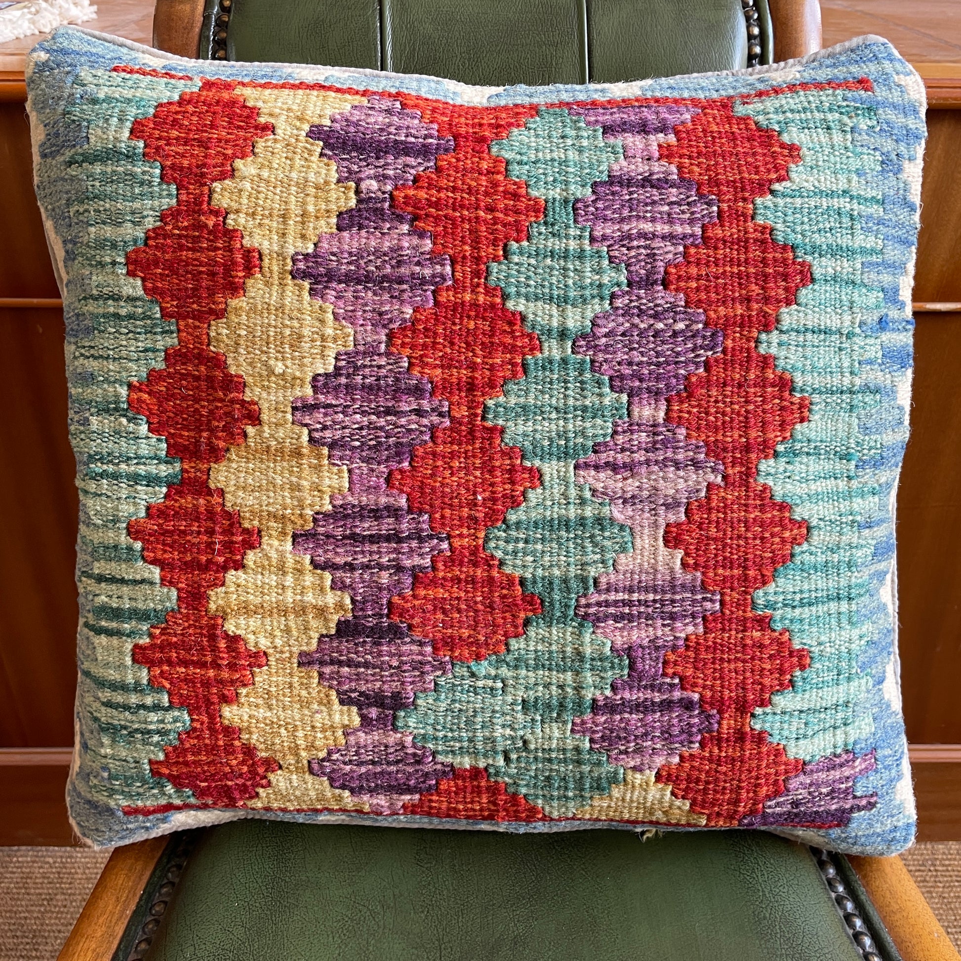 45 x 45 cm | Afghan Kilim Cushion Cover
